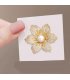 XSB289 - Luxury Diamond Flower Brooch